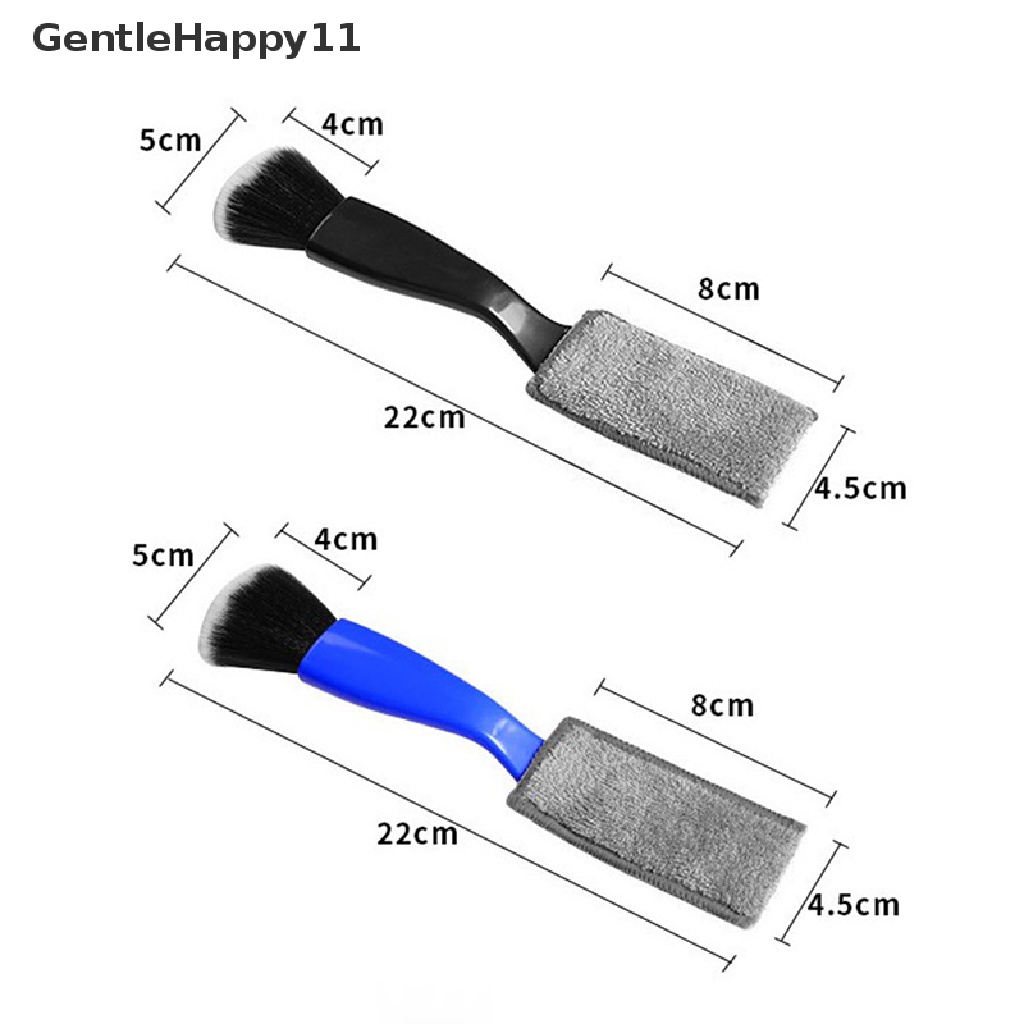 Gentlehappy Car Detailing Brush Alat Pembersih Mobil Outlet Udara Ac Pembersih Penghilang Debu Soft Brush Dashboard Keyboard Alat Sweeping Debu Aksesoris Mobil id