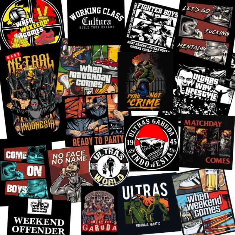 

STIKER BOLA / STIKER ULTRAS GARUDA / INDONESIA STIKER CASUAL