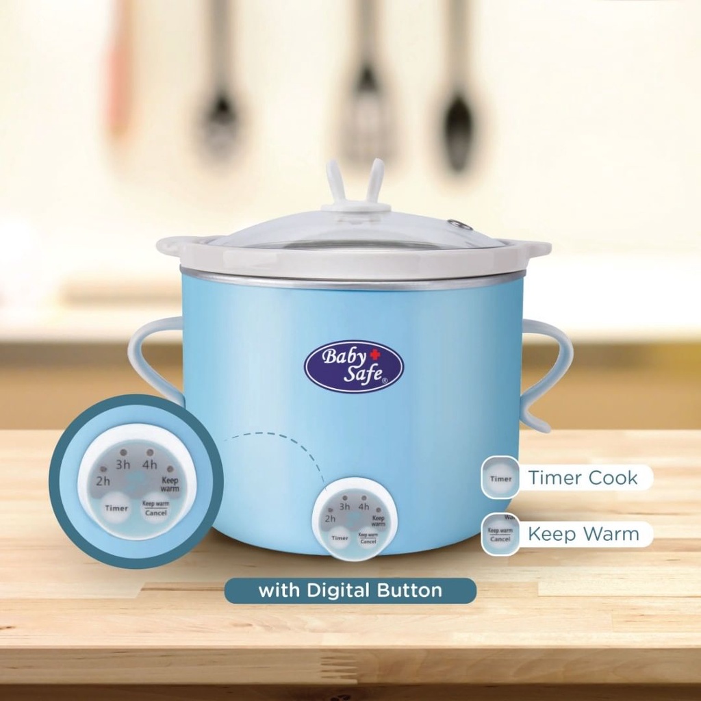 Baby Safe Slow Cooker LB007 Blue Dan Baby Safe LB009 PINK Slow Cooker FREE BUBBLE WARP