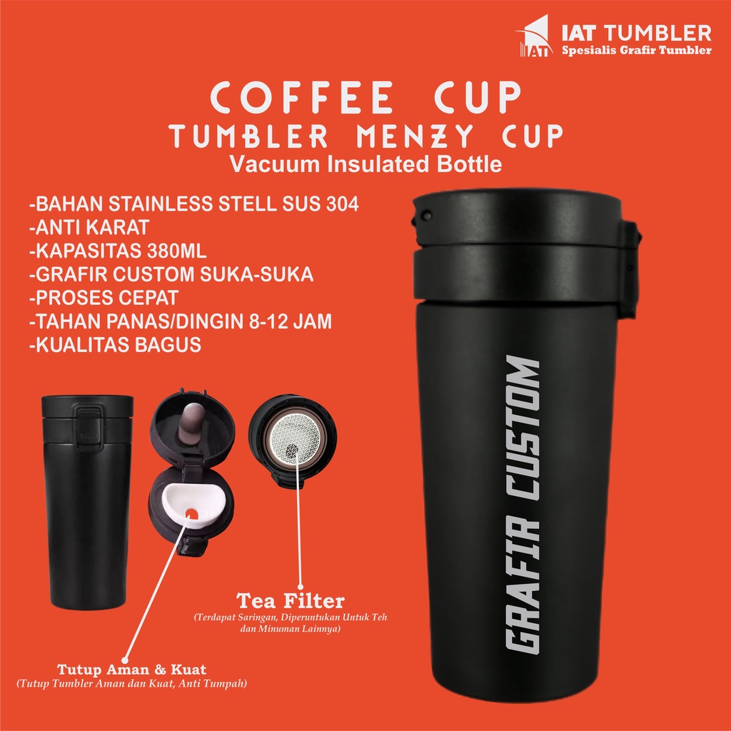 Tumbler Menzy Cup, Tumbler, Thumbler, Tambler, Tumbler Cup, Thumbler Cup, Tambler Cup, Mug Tumbler, 
