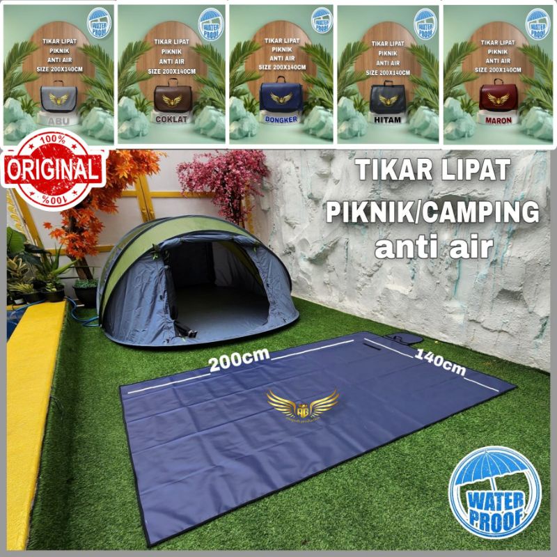 tikar lipat/tikar piknik anti air uk140x200cm