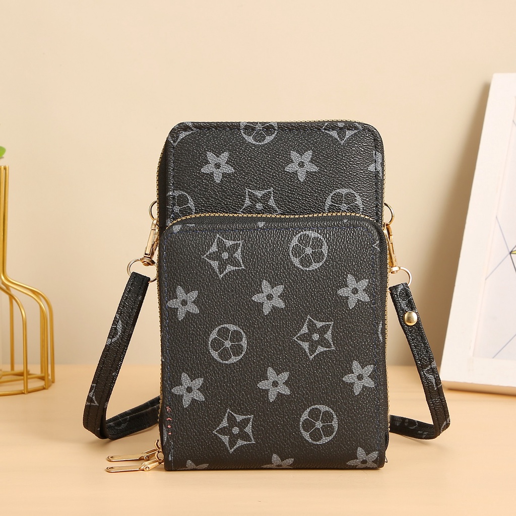 Tas Selempang Multifungsi Slingbag korea LV monogram floral