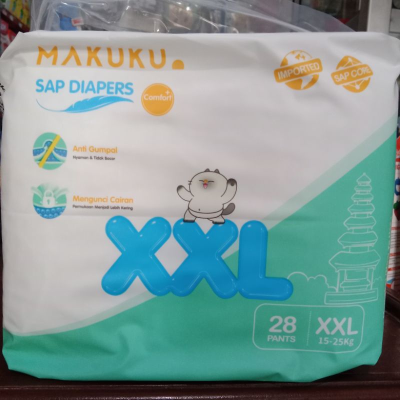 Diapers Makuku Comfort XXL28