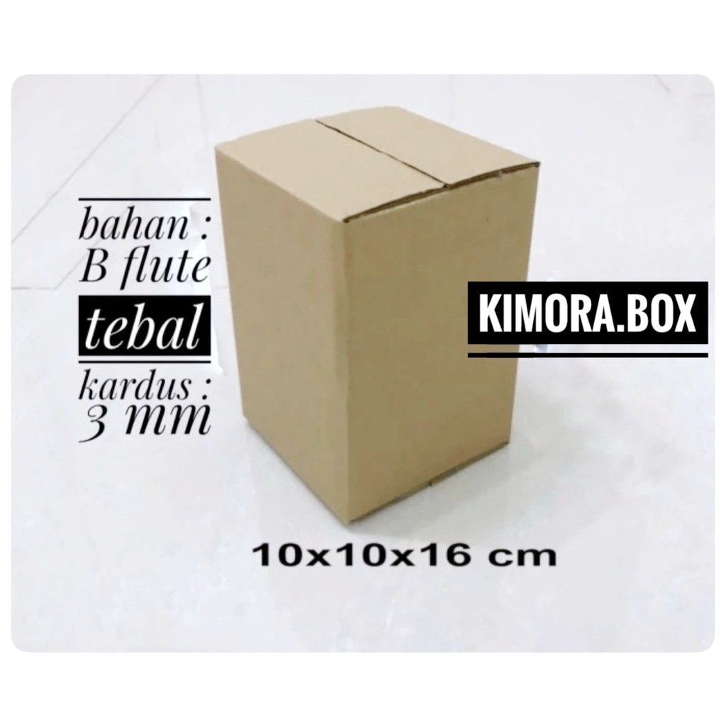 

Kardus karton uk. 10x10x16 cm Kotak Box ST untuk packing Souvenir