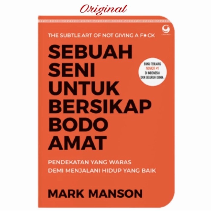 

Buku Sebuah Seni untuk Bersikap Bodo Amat Mark Manson (Best Seller)