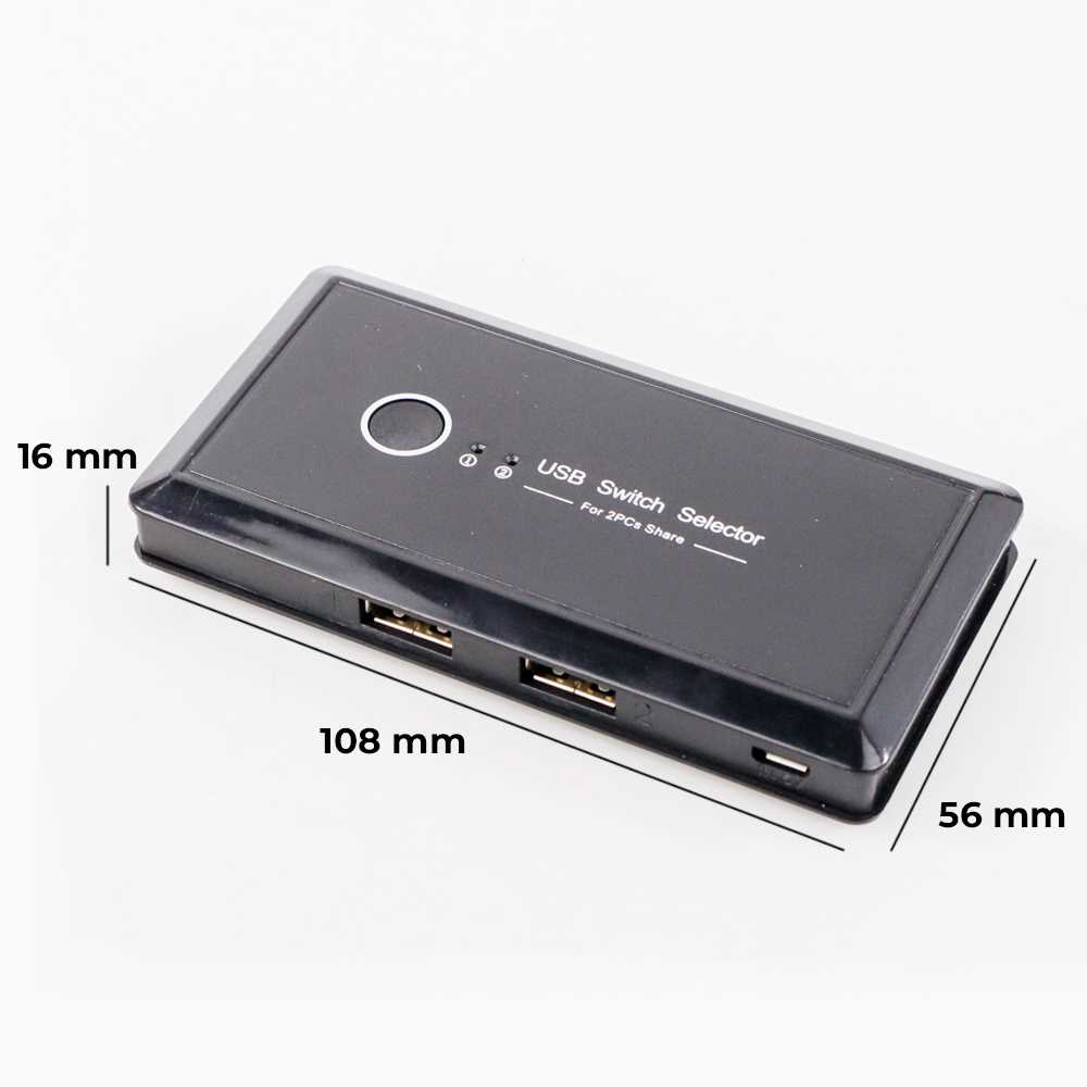 Alat share USB 2in 1 - USB Splitter 2PC in 1 - USB Sharing 2in1 - USB Sharing Switch 2x4 Port KVM 2 PC USB Switch USB 2.0