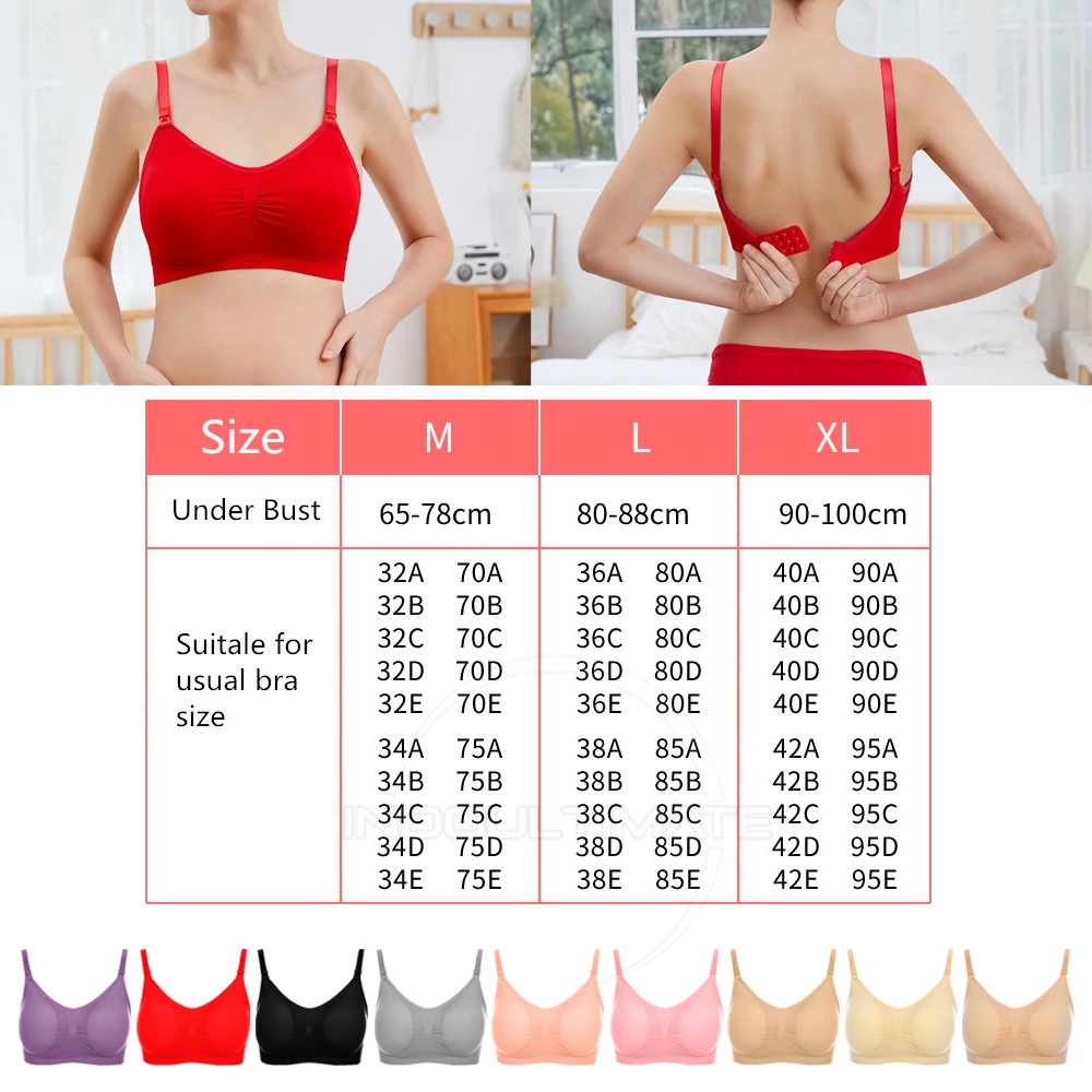 1Pcs Bra Menyusui Model Sport Tanpa Kawat BIM-09 Pakaian Dalam Wanita Cewek Perempuan BH Bra Cewek