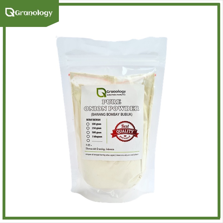 Bawang Bombay Bubuk / Pure Onion Powder (250 gram) by Granology