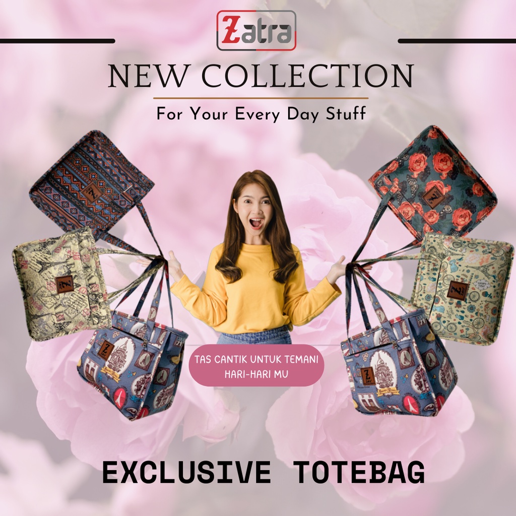 TAS WANITA TOTEBAG PREMIUM WATERPROOF JUMBO