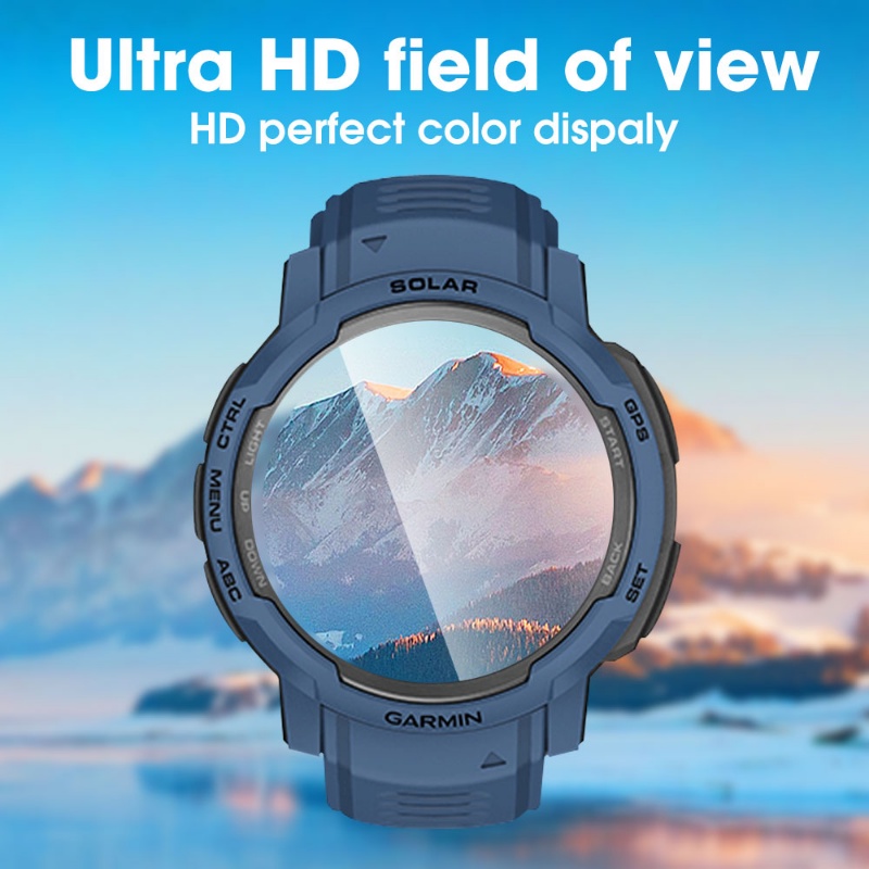 Smart Watch Front Film Full Coverage Screen Film Watch Hydrogel Film HD Tempered Film Anti-fingerprint Watch Protection Film Untuk Garmin Instinct Crossover