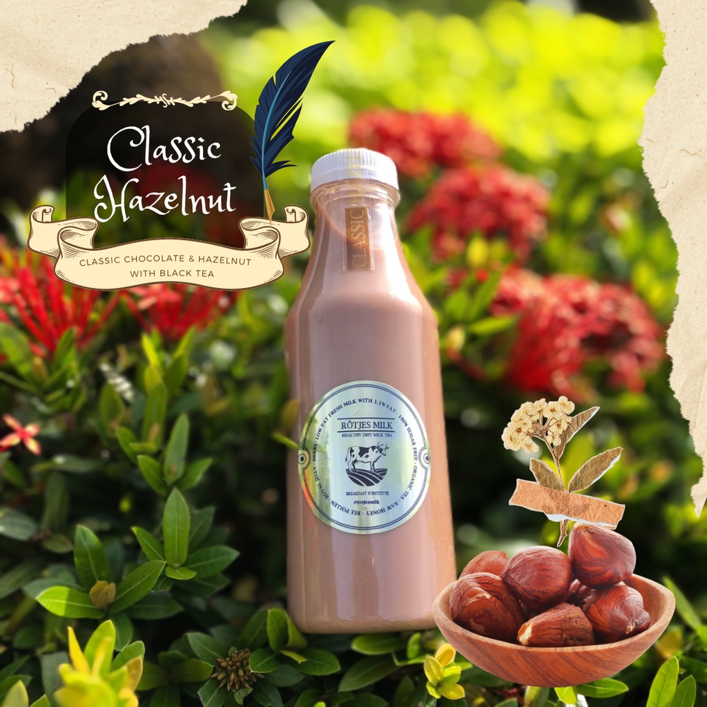 

RB Rotjes Milk "Classic Hazelnut" GOLD LIMITED EDITION Low Fat Diet Milk Tea