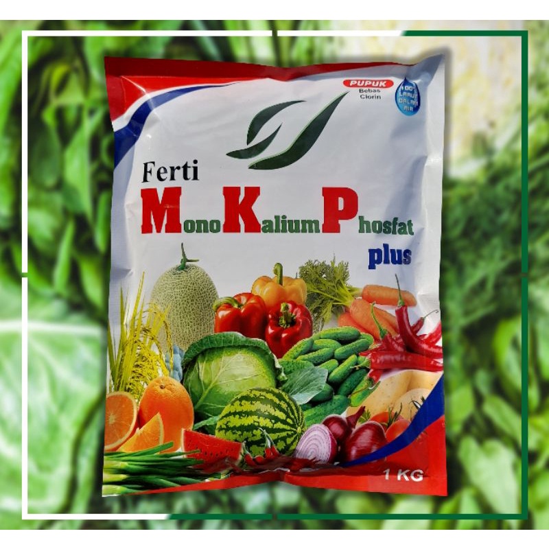 PUPUK FERTI MKP ( MONO KALIUM PHOSPAT PLUS ) / MKP PLUS ISI 1KG / FERTI MKP PLUS / PUPUK MAKRO MAJEM