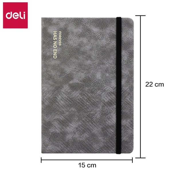 

Buku Agenda DELI Hard Cover uk. A5 isi 80 lbr - EN123L