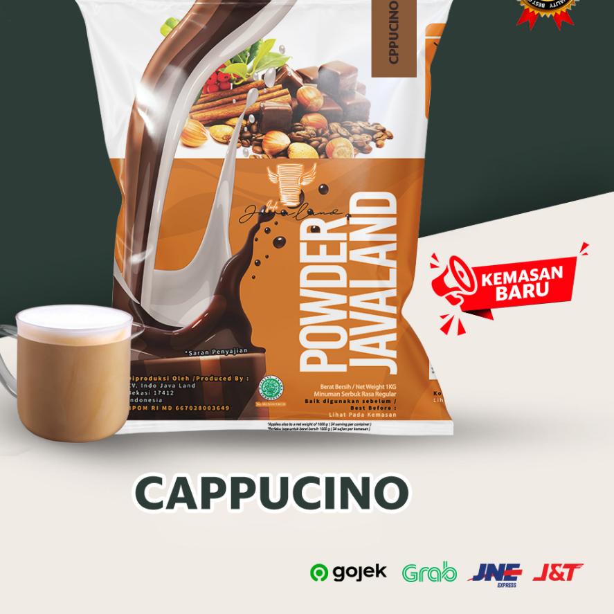 

Limited✔️-Bubuk Minuman Bubble Powder Drink Cappuccino ORIGINAL Javaland 1kg
