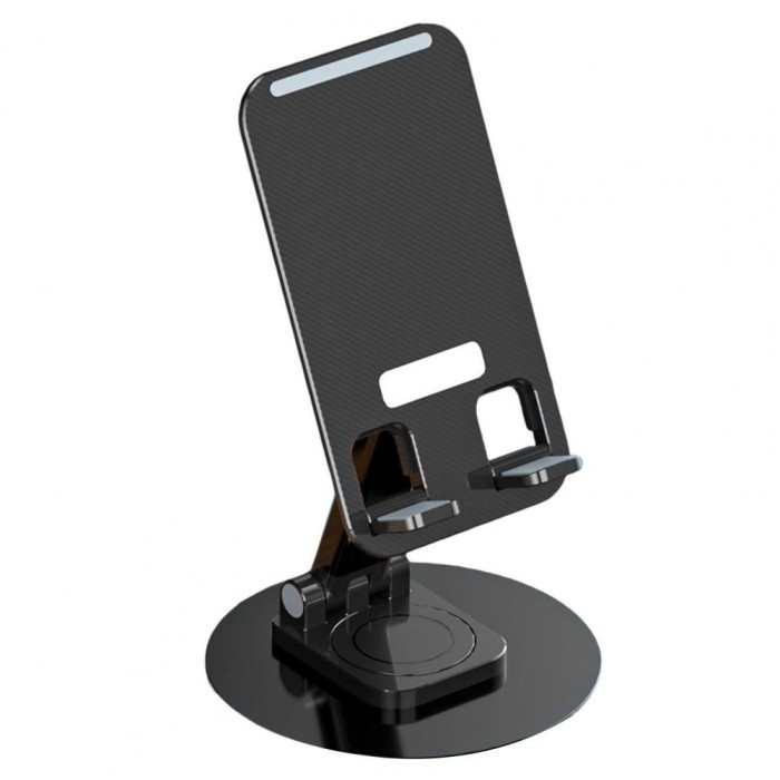 Promo Phone Holder Meja Alloy Metal Rotate 360 Adjustable Retraceable