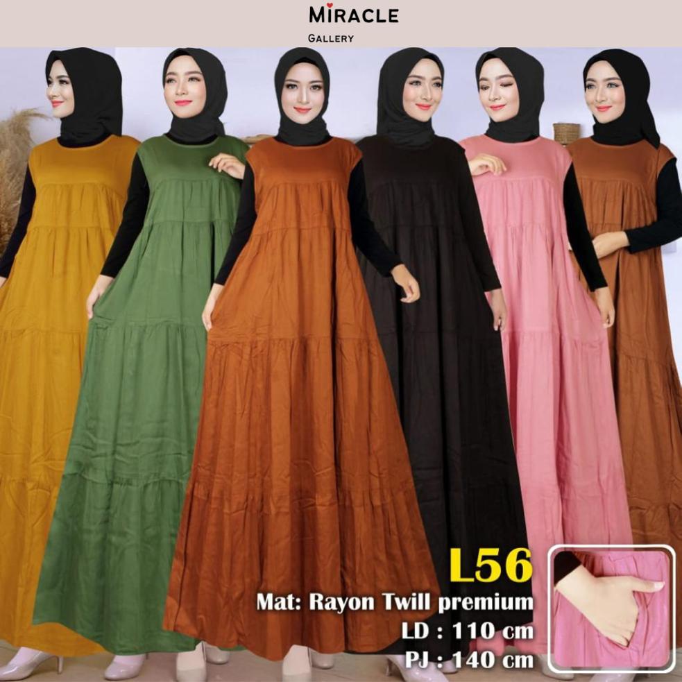 INER GAMIS RAYON TWILL PREMIUM MELISA/GAMIS RAYON TWILL PREMIUM/DRESS GAMIS LD 110 PB140