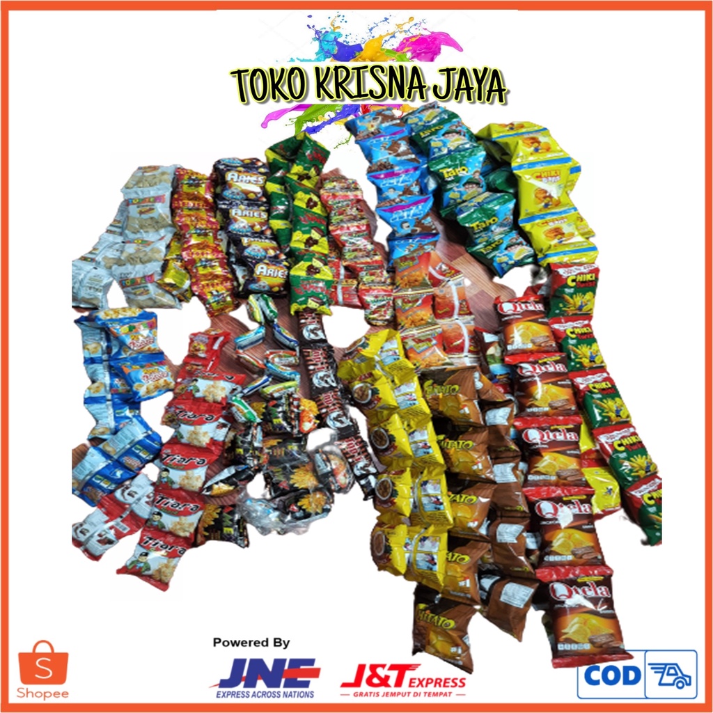 

PAKET ULTAH CAMPUR RENTENGAN DAPAT 19 ITEM SNACK VARIASI BERAGAM