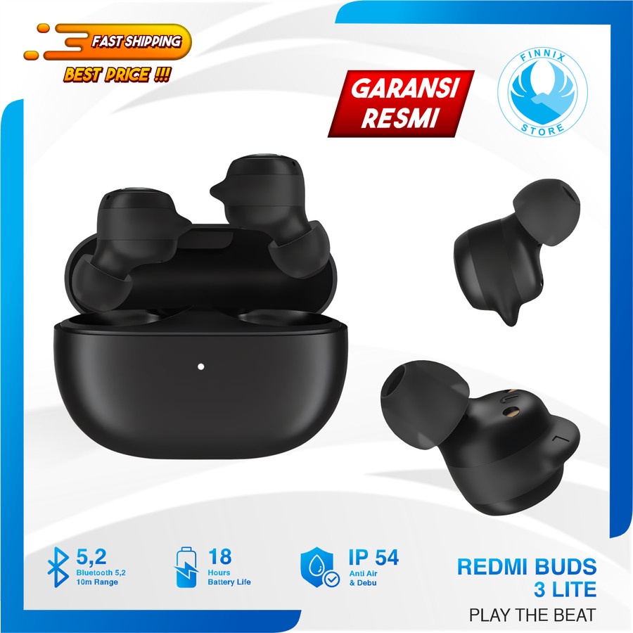 Mi Redmi Buds 3 Lite Wireless Bluetooh Earbuds Earphone - Garansi Resmi