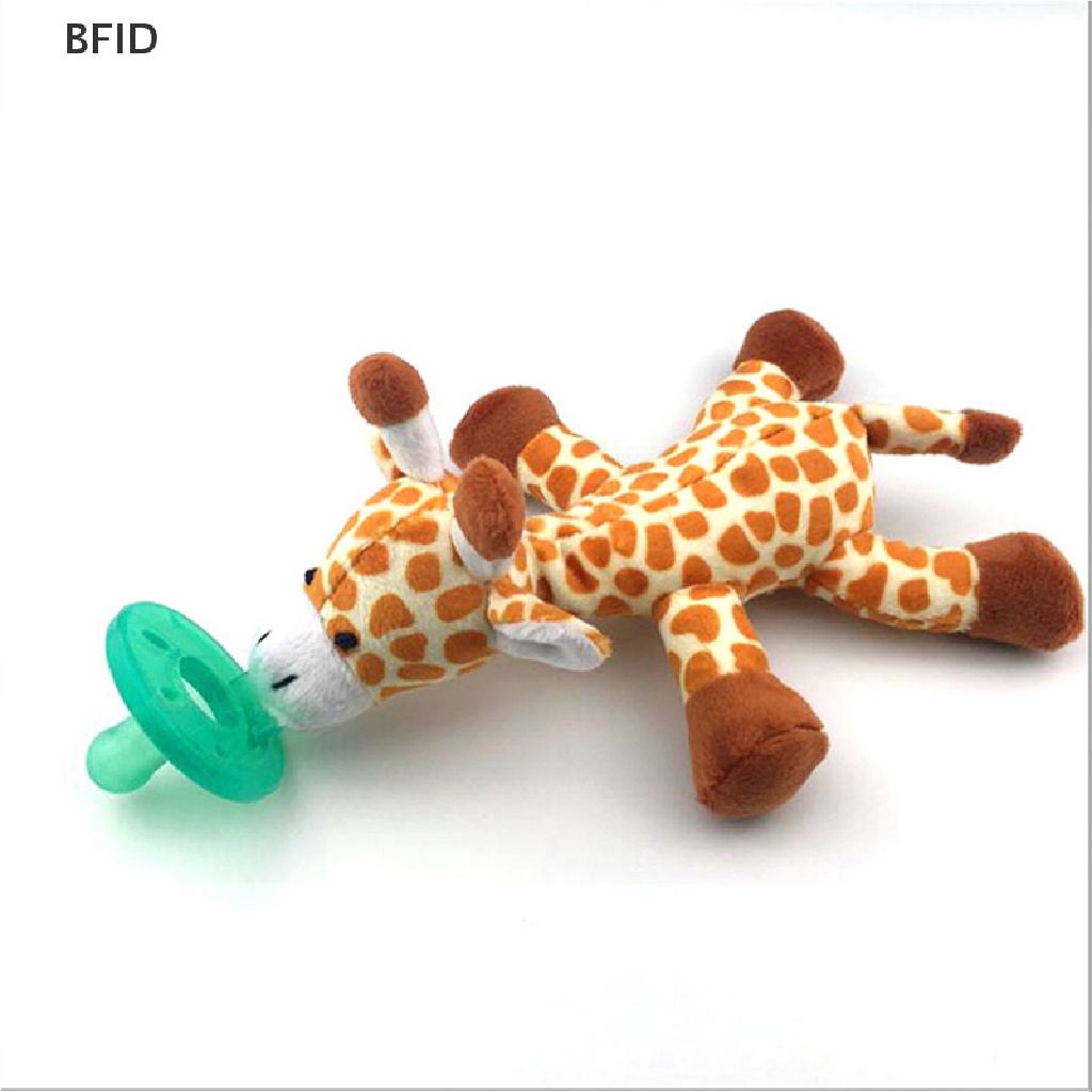 [BFID] Fashion Dot Bayi Dot Silikon Dengan Mainan Mewah Dot Jerapah Penenang BPA Free [ID]