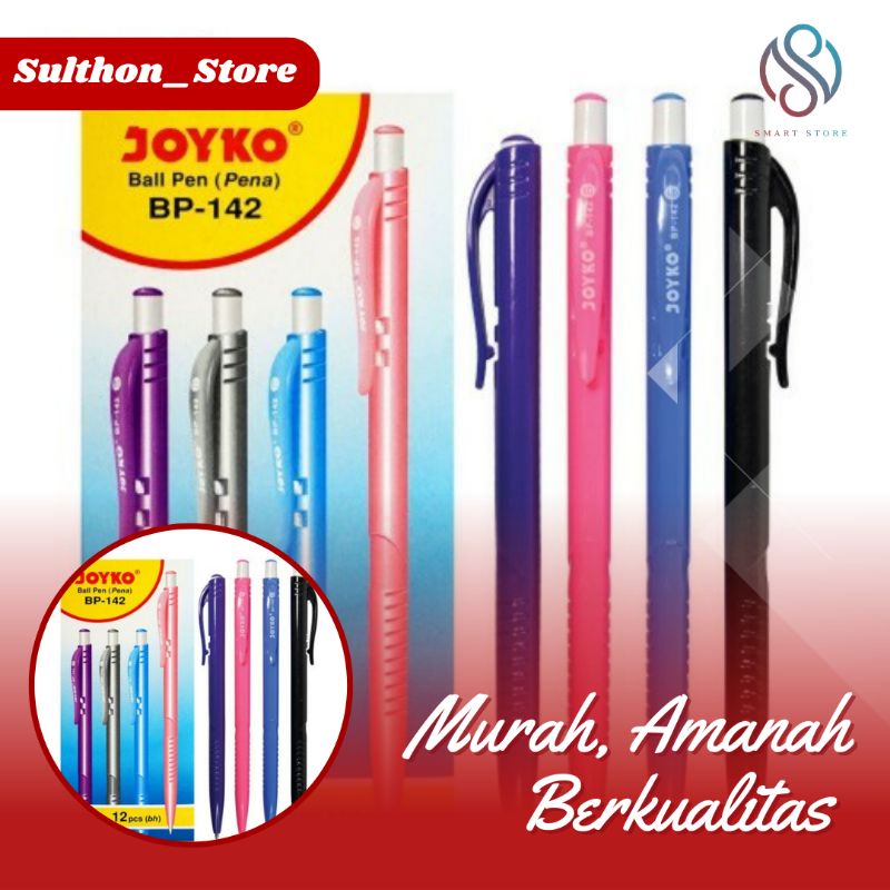 

Pulpen Joyko BP-142 Tinta Hitam - Bolpoin Murah Original Bolpen Ball Pen Cetrek