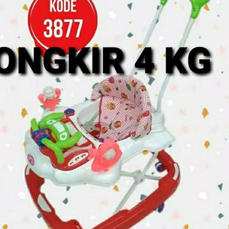 "SMG.20Ja23ᴬ" baby walker dorongan & musik 8 roda bayi baby walker hokiku 817 3857 & hokiku 3877 bab