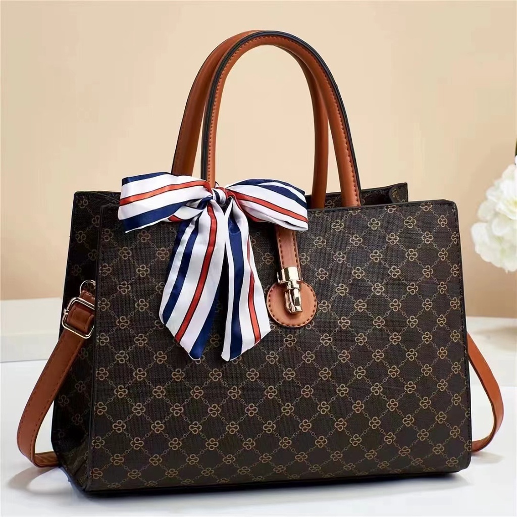 TASHAPPY BQ3565 Tas HANDBAG Wanita Motif Stylish Kekinian Ada Talpan + Syal model korea supplier tas import LT2216
