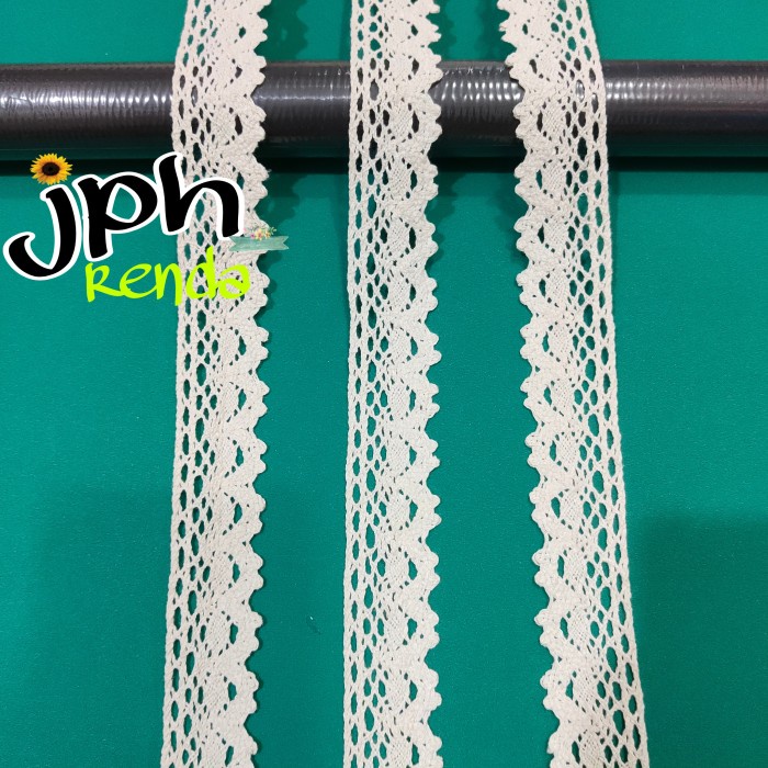 Renda Renda Rajut 3Cm Per Roll 15 Yard