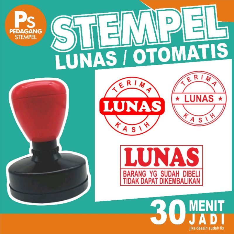 

Stempel Lunas Flash / Otomatis Siap Pakai