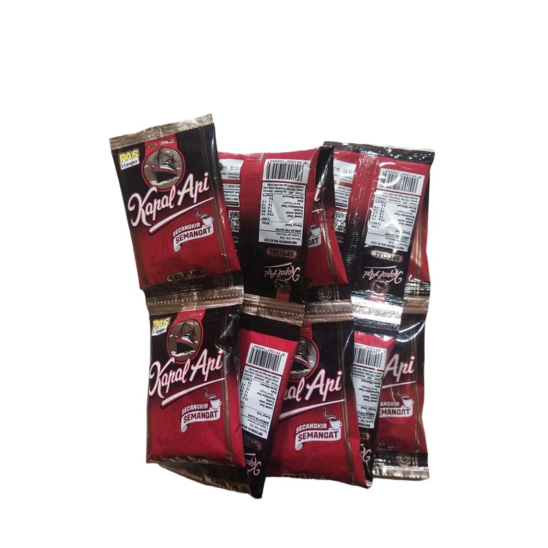 [DEASHOP] RENCENGAN Kopi Kapal Api Special Mix Kopi Gula - Netto 10bks x 25 gr