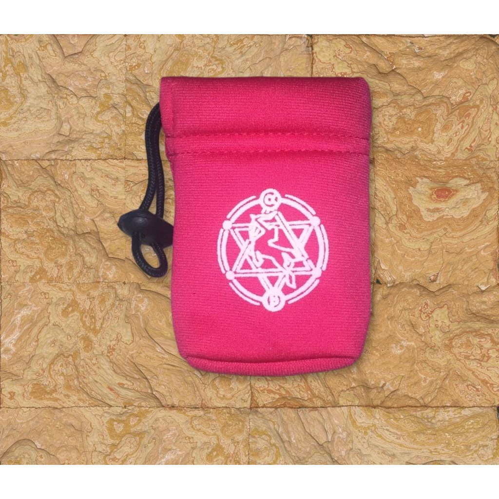 POUCH GAMBAR LOGO - BISA DILETKAN BERDIRI