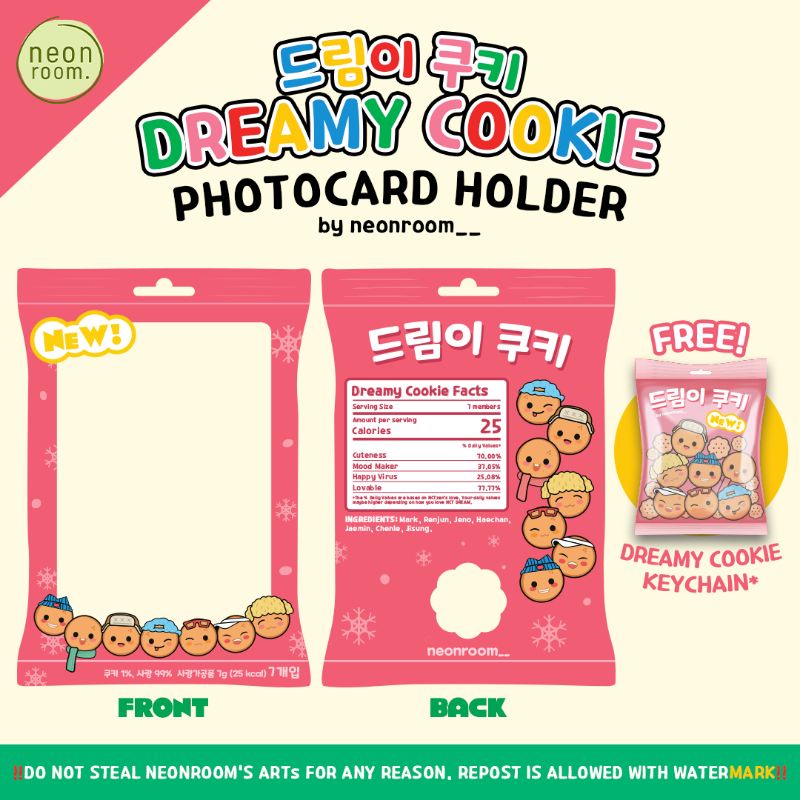 [PO] DREAMY COOKIE PHOTOCARD HOLDER | CAHOL NCT DREAM CANDY SPECIAL ALBUM
