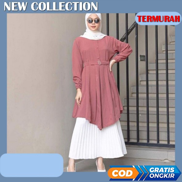 Baju Wanita Model Gamis Edrea Dress Terbaru 2023/Matt Ceruty Mix Bordir/Gamis Muslimah Terbaru 2023/