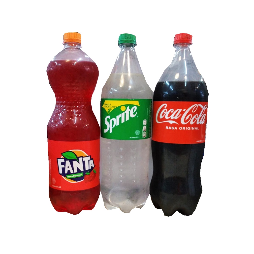 

COCA COLA, FANTA, SPRITE 1.5 L