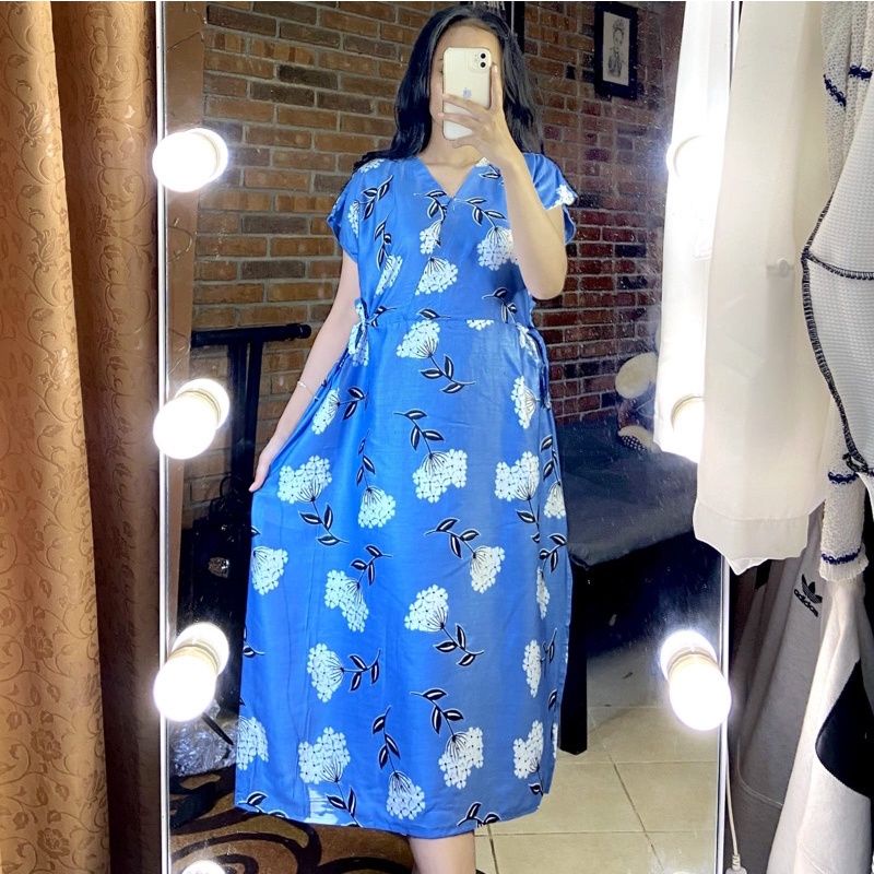 Daster Jumbo kimono//Daster motif//Home Dress//Busui friendly