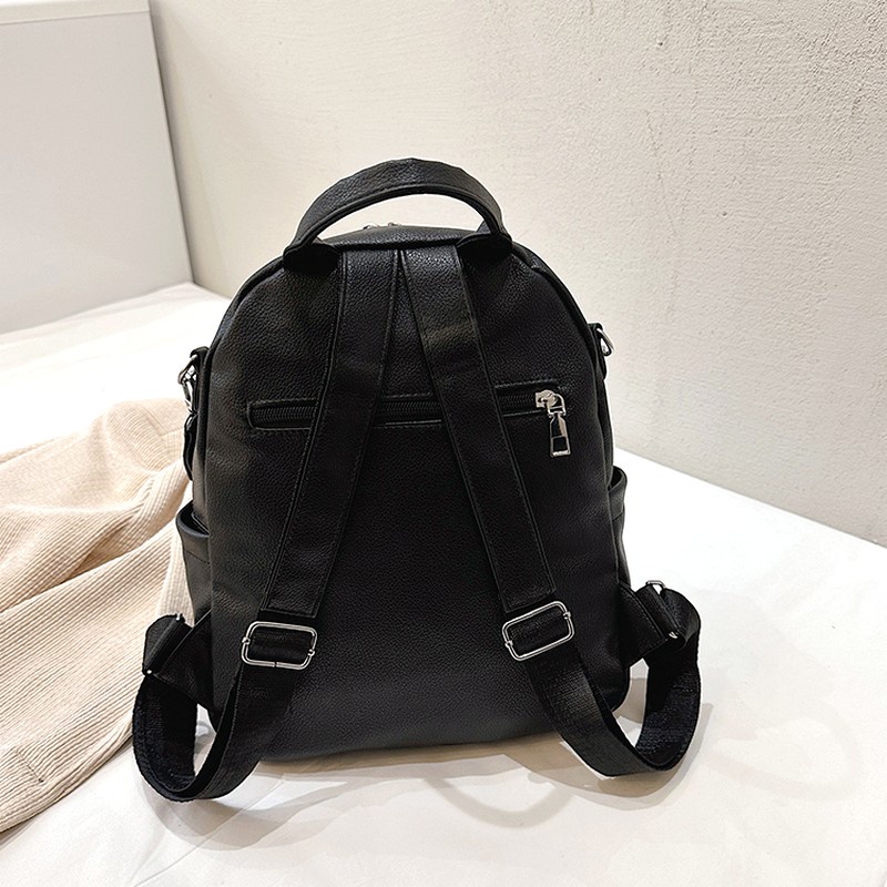 Tas Ransel Wanita Kulit Leather Korea