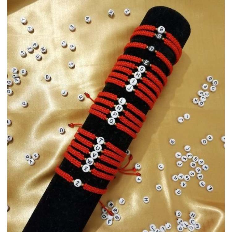 Macrame Bracelet/Gelang Tali Huruf