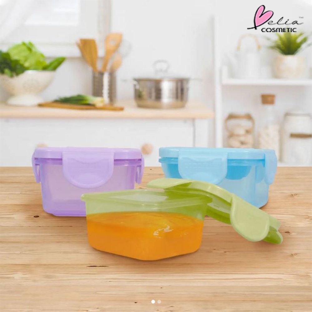❤ BELIA ❤ BABY SAFE Multi Food Container AP009 4 x 50ml | FC002 3 x 60ml tempat wadah makanan bayi bisa microwave