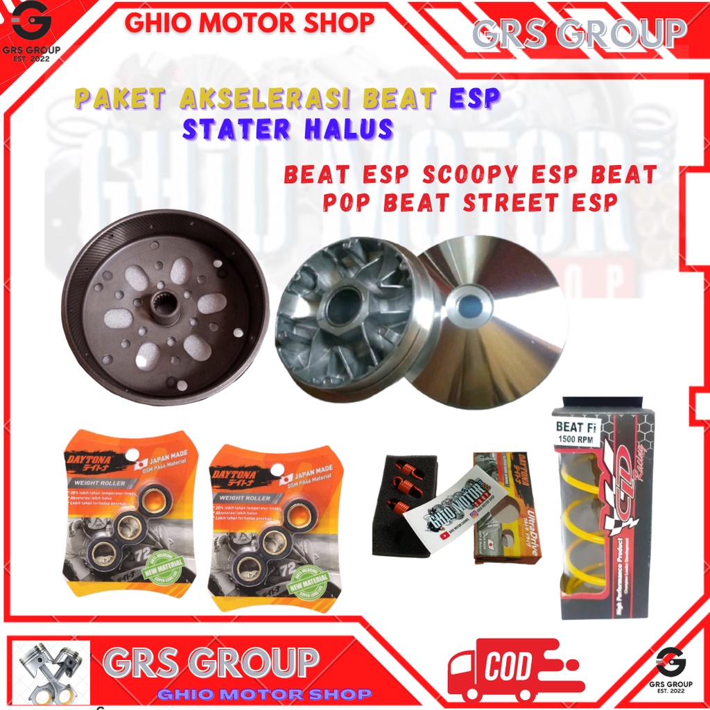 Paket Kirian CVT Beat Deluxe Genio Scoopy New Beat Street New Beat New 2020 Beat 2021 Beat 2022 Up grade cvt cvt beat deluxe paket kirian beat deluxe Beat Paket kirian standar Beat deluxe