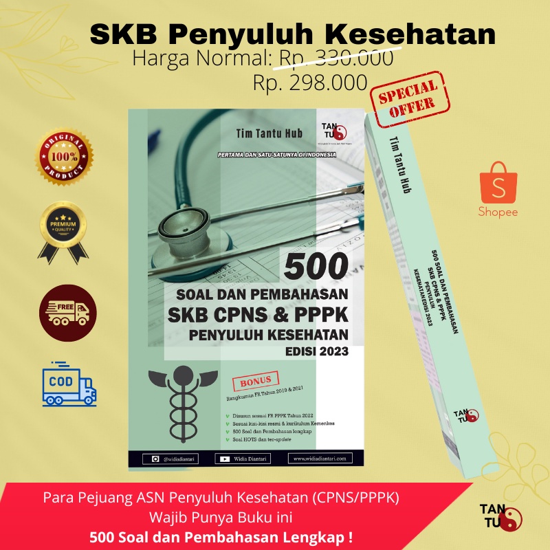 Jual Buku 500 Soal And Pembahasan Pppk Penyuluh Kesehatan And Ilmu Perilaku