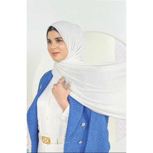 BIMU PLEATED SHAWL BUTTONSCARVES