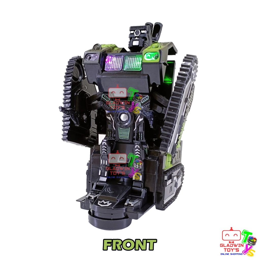 MAINAN TANK TRANSFORMERS BERUBAH ROBOT TANK 2 IN 1 WARRIOR