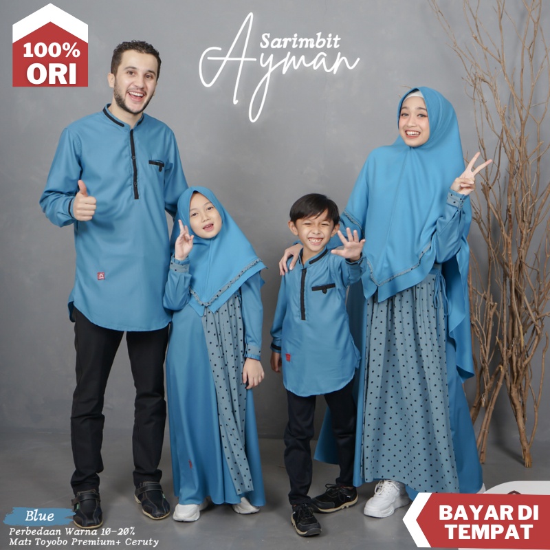 Baju Muslim Keluarga Original By Arra Sarimbit Keluarga Muslim Gamis Syari Gamis Set Pesta  Gamis Branded Wanita Baju Koko Pria Ayah dan Anak Baju Gamis Anak Remaja Baju Lebaran Keluarga Muslim 2022