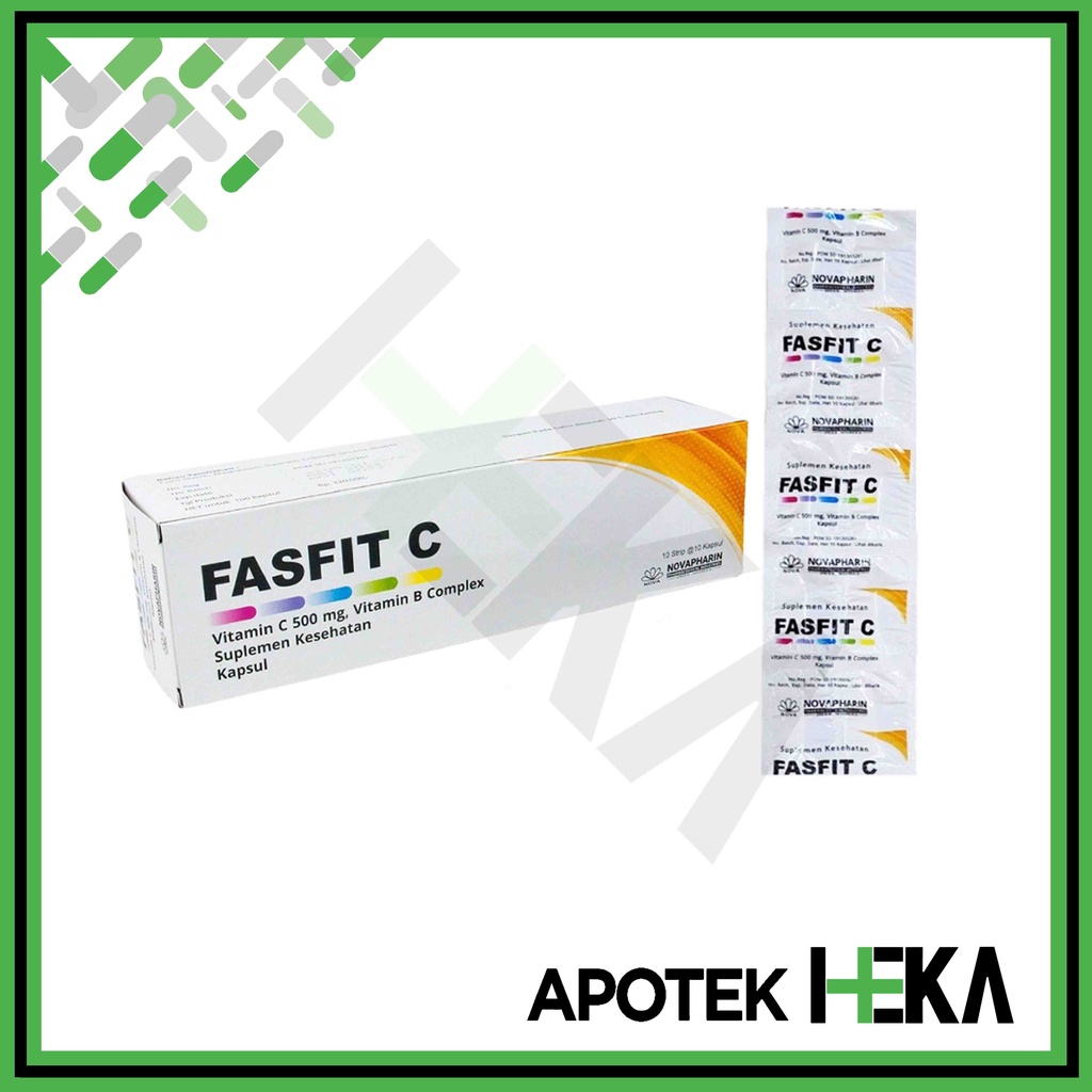 Fasfit C Box isi 10x10 Tablet - Vitamin C B Kompleks (SEMARANG)