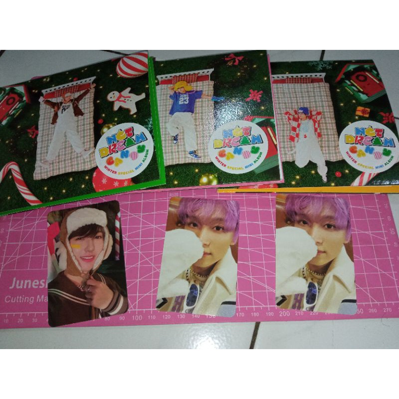 READY| PHOTOCARD HAECHAN, RENJUN DIGIPACK CANDY, WINTER MINI ALBUM DIGIPACK ONLY COVER JENO, RENJUN,