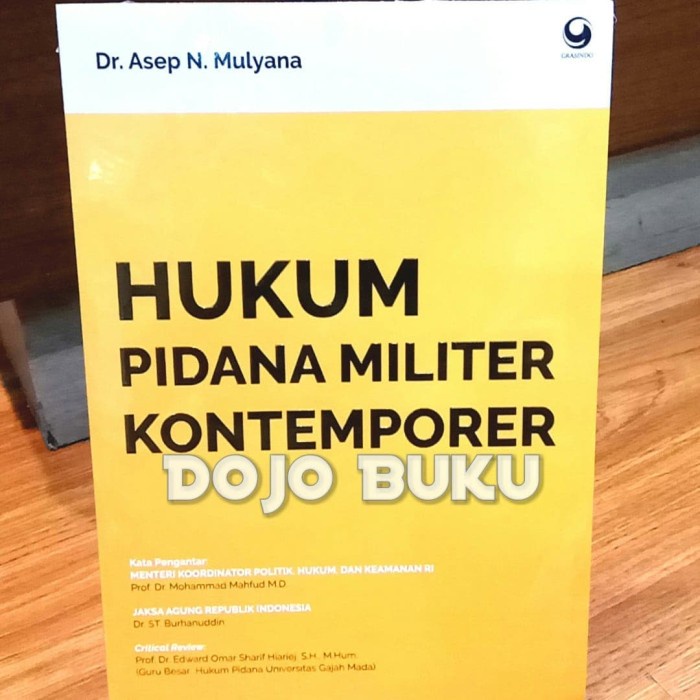 Hupi Hukum Pidana Militer Kontemporer By Dr. Asep N. Mulyana