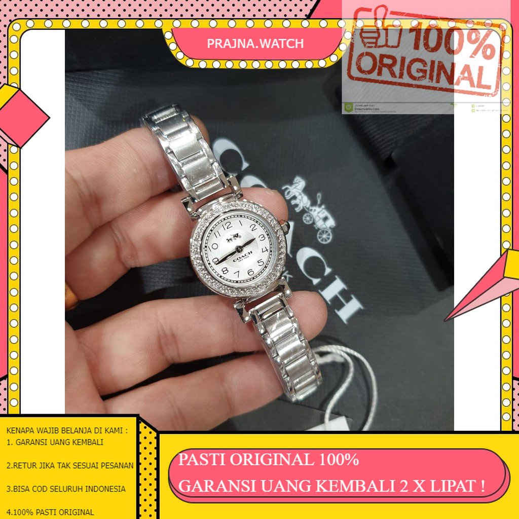 ORIGINAL JAM TANGAN WANITA CEWEK COACH WANITA ANTI AIR KULIT ORIGINAL ORI 100% TERBARU
 14502402