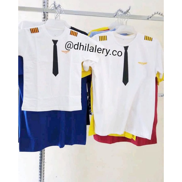 Kaos Pilot Anak Katun Combed