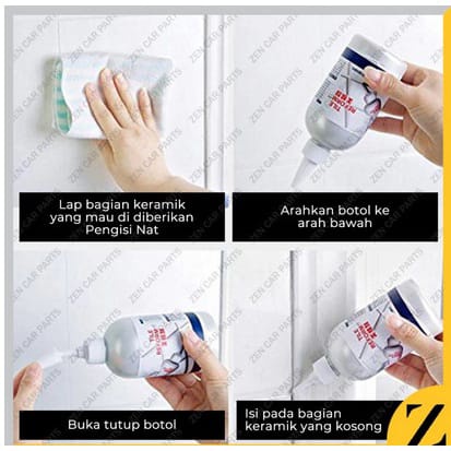 (JY) Tile Reform Waterproof Pengisi Celah Nat Keramik Ubin Anti Jamur 150 ML