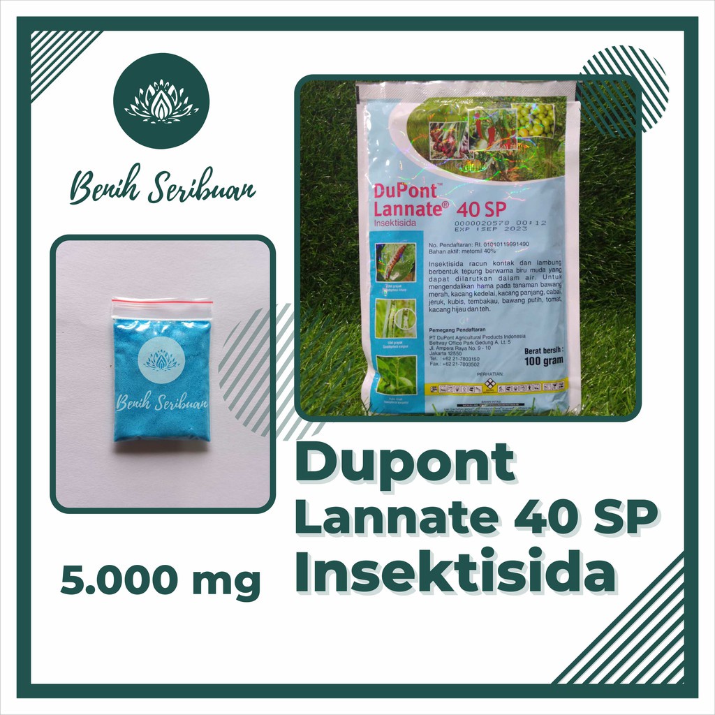 Benih Seribuan - Insektisida Tanaman Dupont Lannate 40 SP Biru