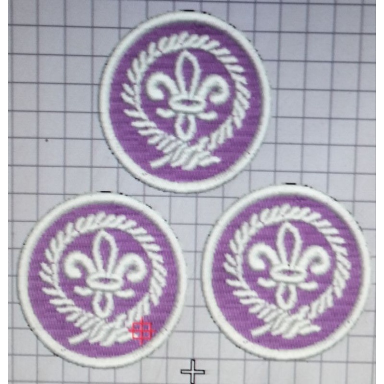 BOISKOT UNGU BULAT, bordir